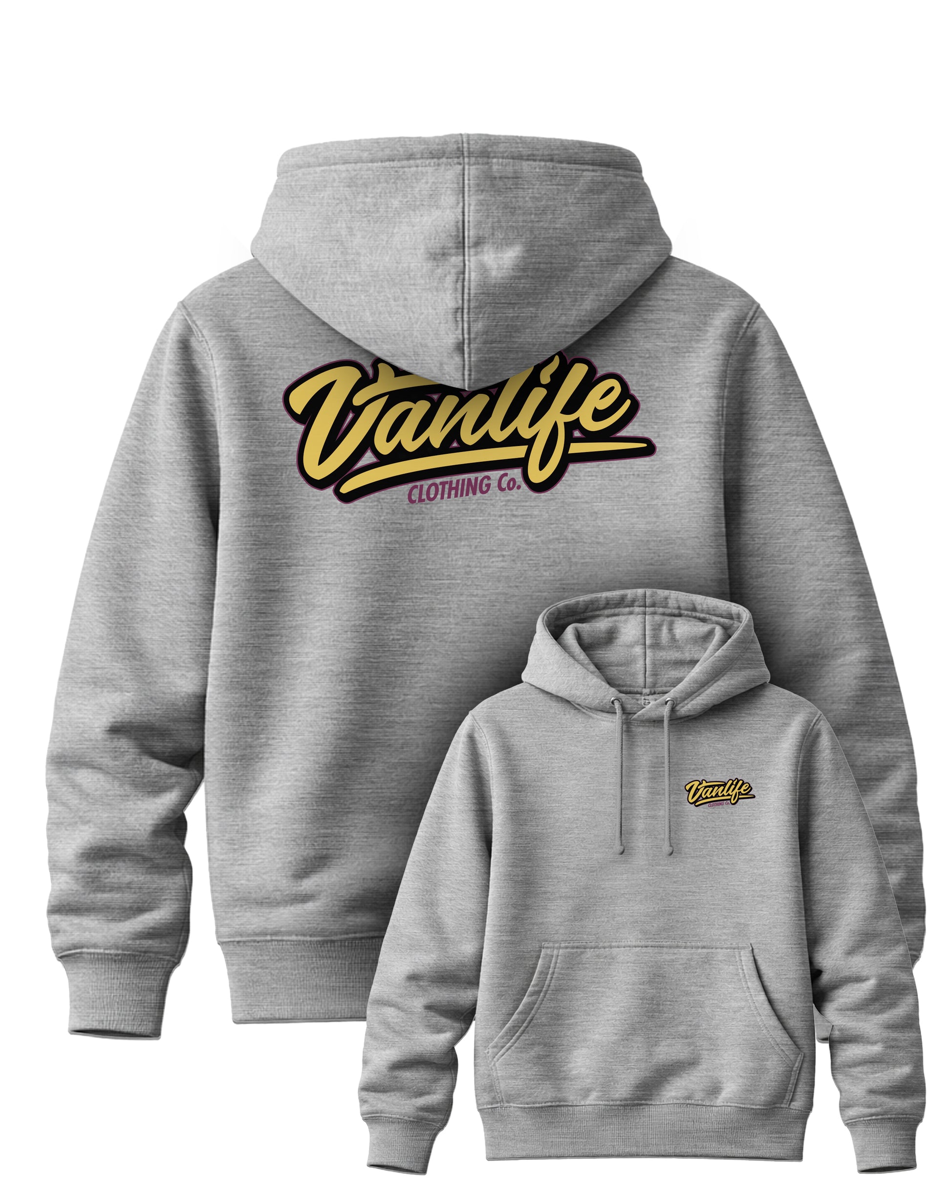 HOODIE |  VL 1 | GRAU MELIERT