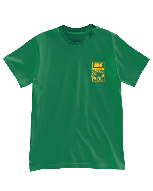 T-SHIRT | HOME ON WHEELS | KELLY GRÜN