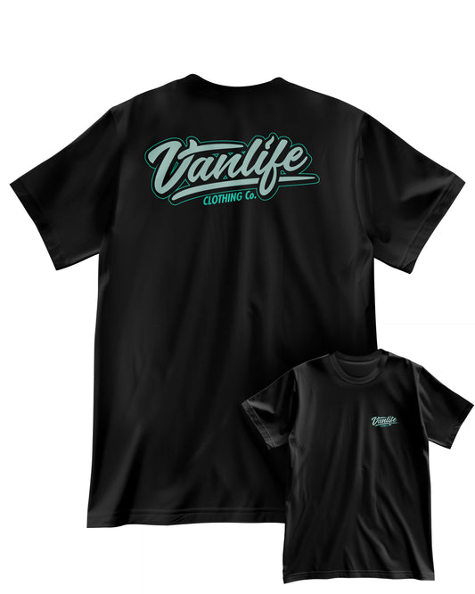 T-SHIRT | VL1  BLAU | SCHWARZ