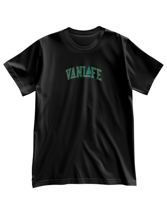 T-SHIRT | COLLEGE | SCHWARZ