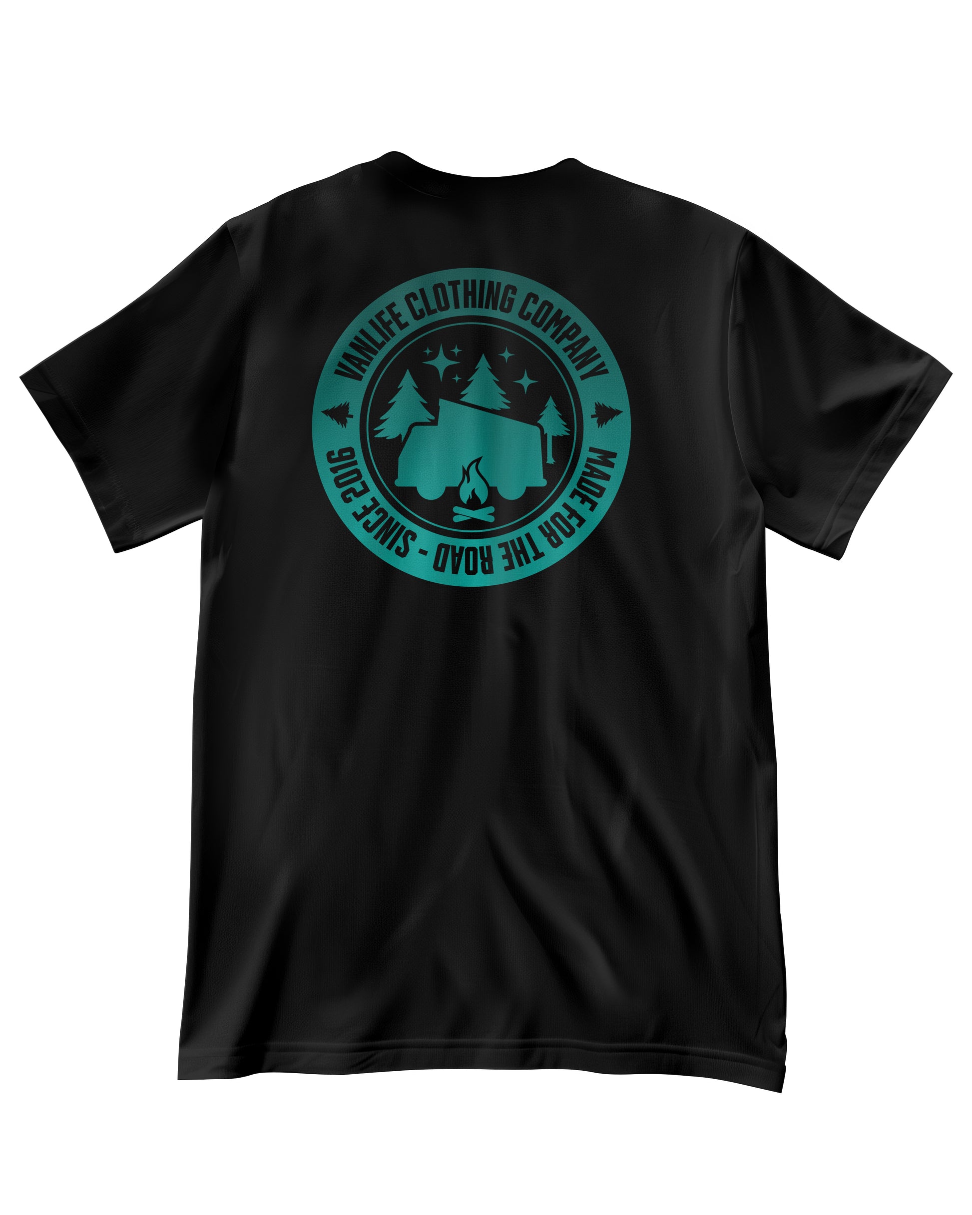 T-SHIRT | LAKES | SCHWARZ