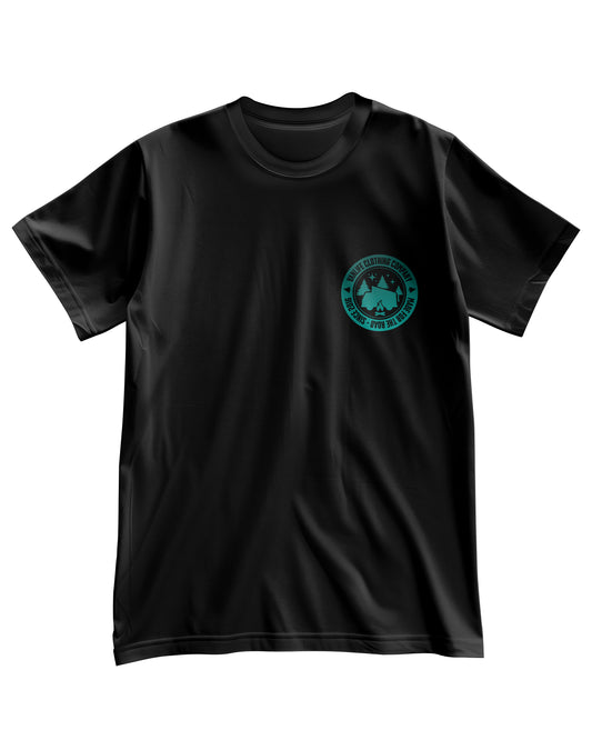 T-SHIRT | LAKES | SCHWARZ